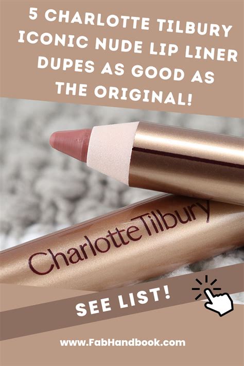 charlotte tilbury iconic nude dupe|Top 5 Dupes for Charlotte Tilbury Lip Liner Iconic Nude